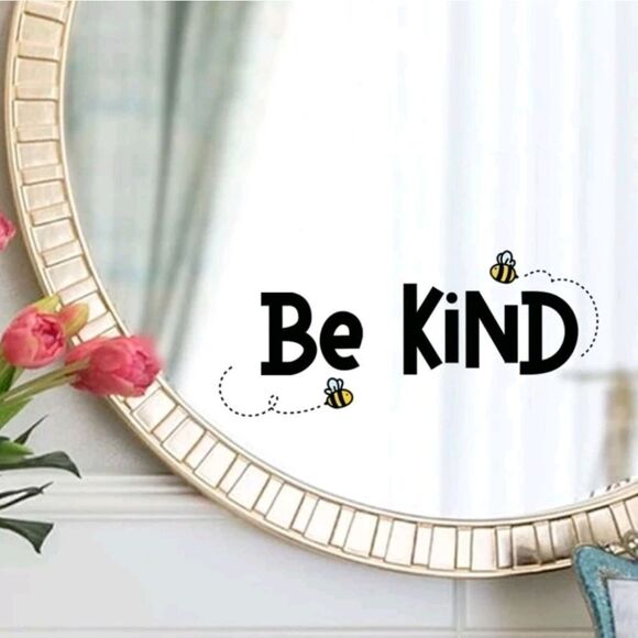 Be Kind 🐝 Wall/Mirror Sticker - Picture 5 of 5